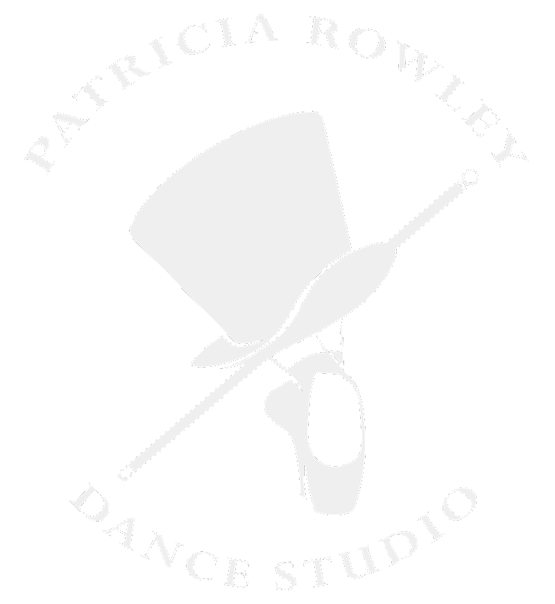 Patricia Rowley Dance Studio logo white